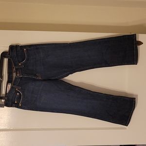 Red Engine Cropped Jean's Size 29